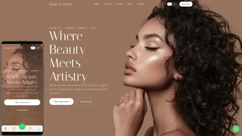 Glam by Grisel – Full Rebuild on Vite, React & Cloudflare Pages